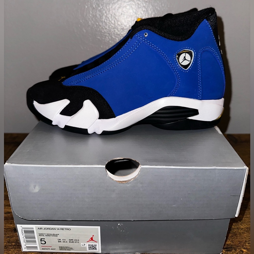 Nike Air Jordan Retro 14 - Kids Size 5y - Varsity Royal